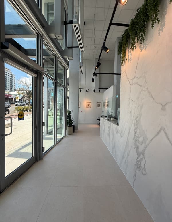 Modern Clinic Entrance & Reception Area