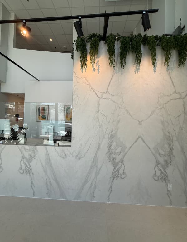 Modern Clinic Entrance & Reception Area
